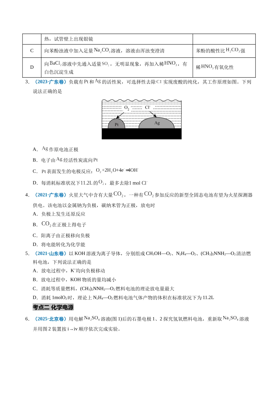 专题17 原电池 化学电源（学生版）.docx_第2页