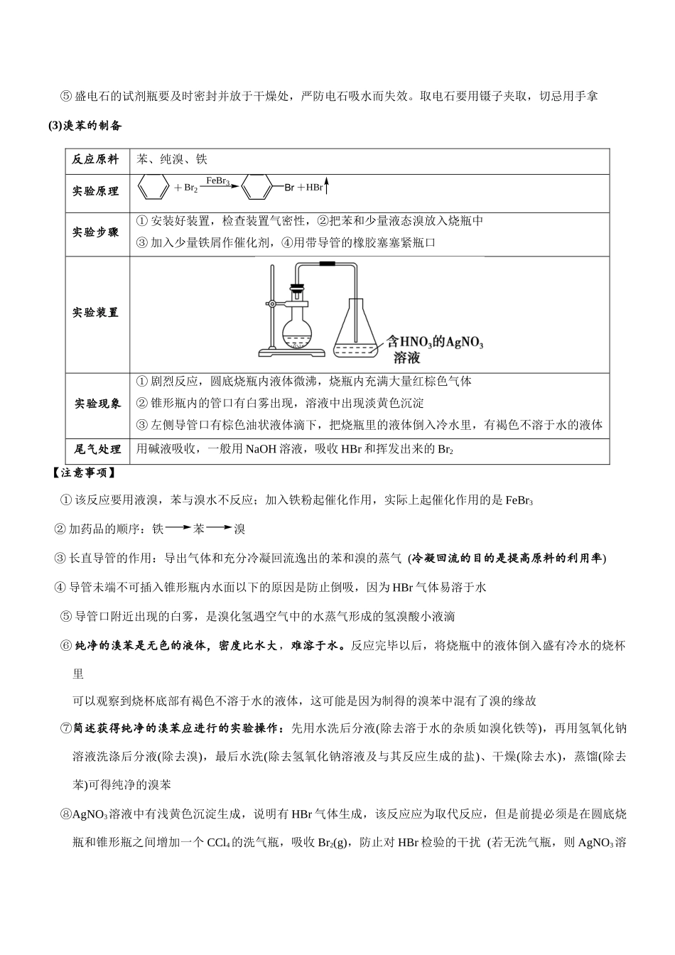专题38 有机选择题实验（知识点+模拟及高考真题+答案解析）.docx_第3页