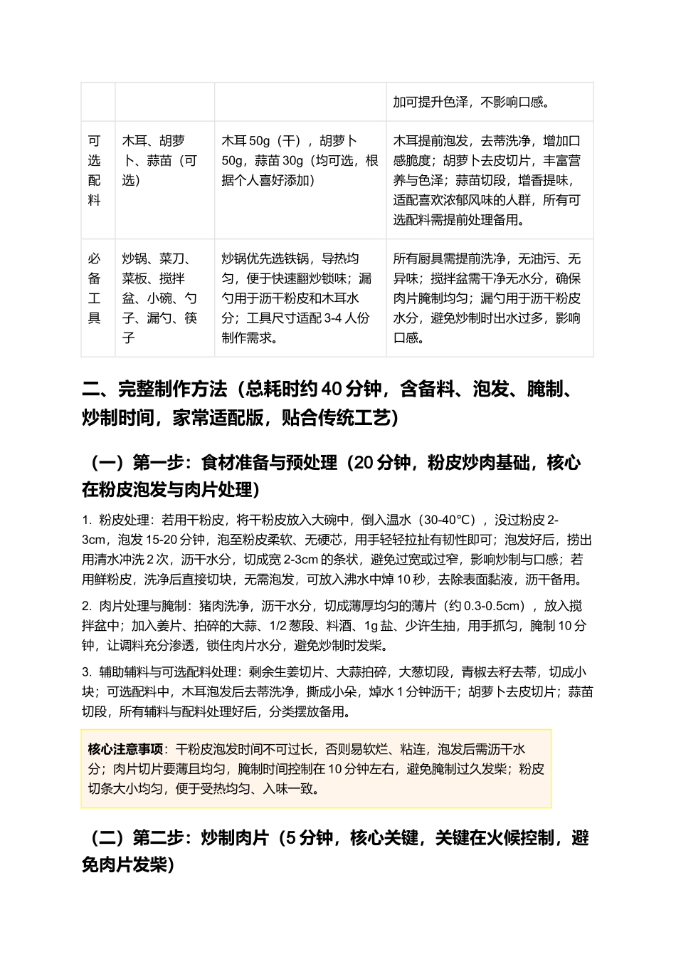 粉皮炒肉:爽滑入味、鲜香下饭的江西家常赣菜制作指南.docx_第2页