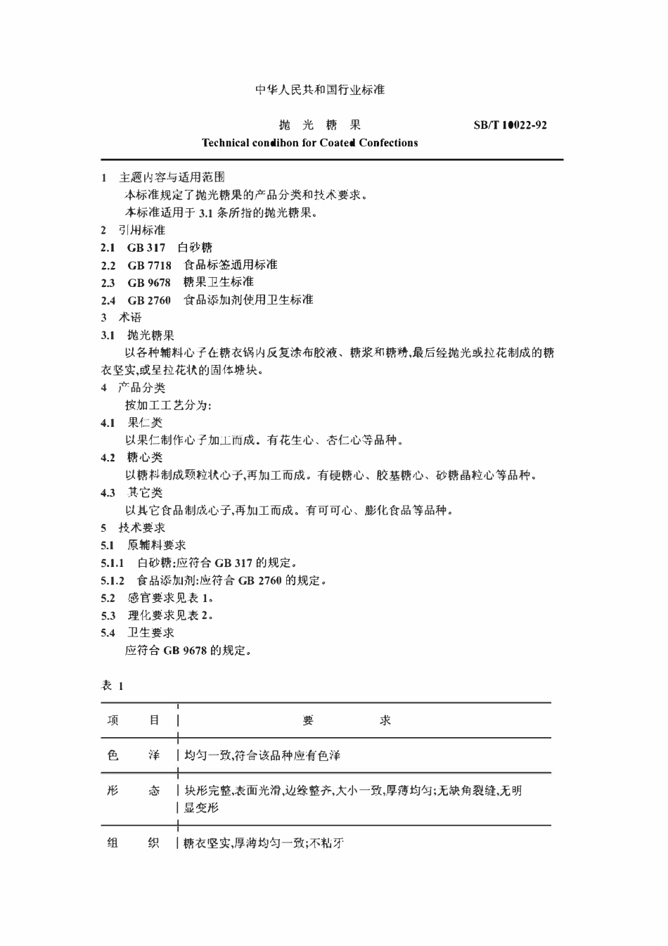 SBT 10022-1992 抛光糖果.pdf_第1页