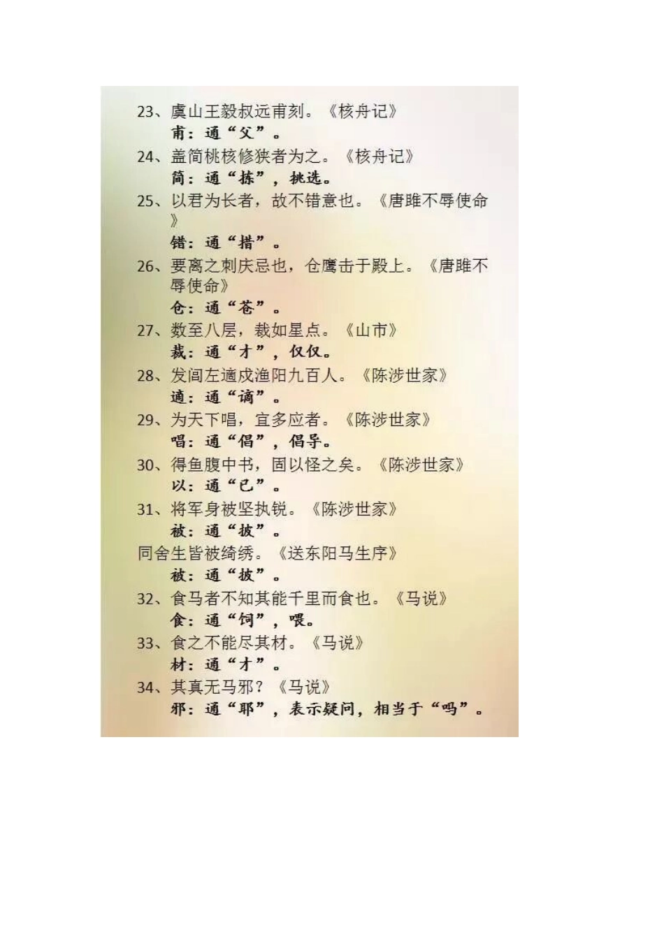 初中语文文言文通假字及古今异义.docx_第2页