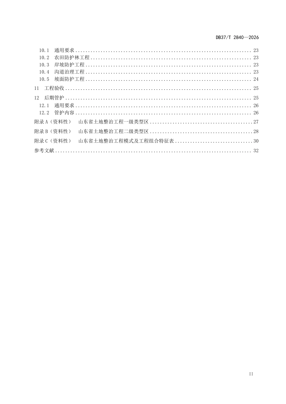 DB37T 2840-2026 土地整治工程建设规范.pdf_第3页
