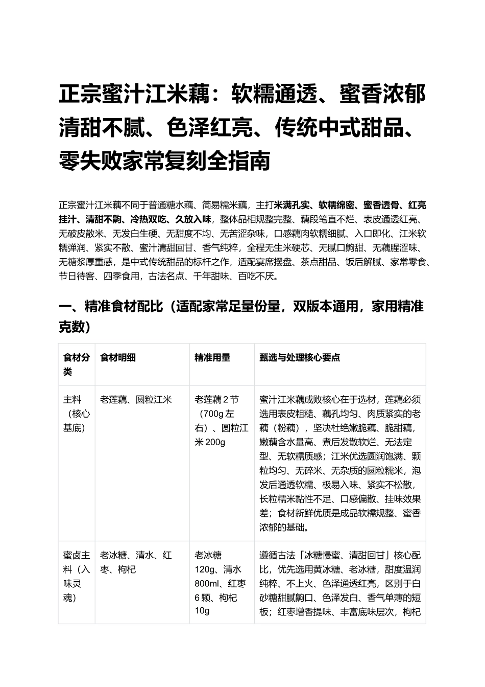 正宗蜜汁江米藕:零失败家常复刻全指南.docx_第1页