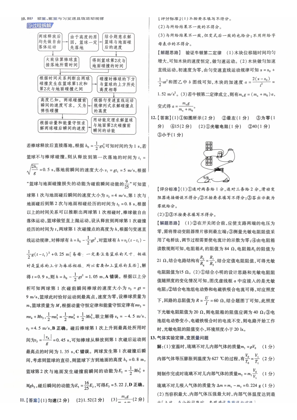2026金考卷百校联盟高考领航卷物理答案十(新教材).pdf_第3页