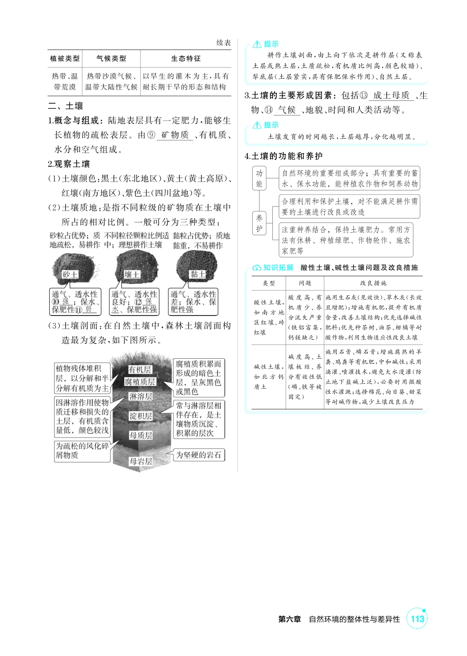 2027新高考地理复习53A版3_第六章  自然环境的整体性与差异性.pdf_第2页