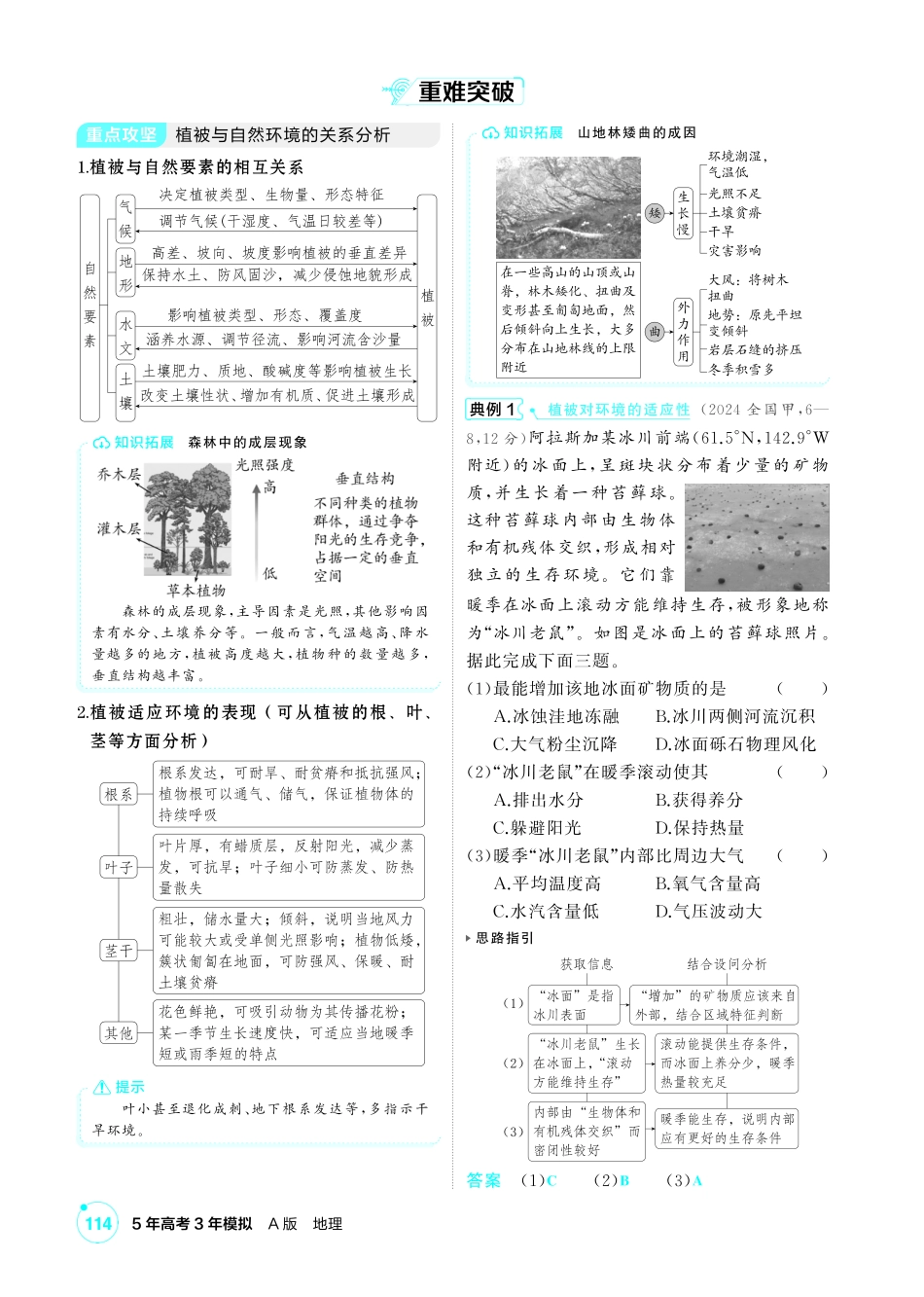 2027新高考地理复习53A版3_第六章  自然环境的整体性与差异性.pdf_第3页