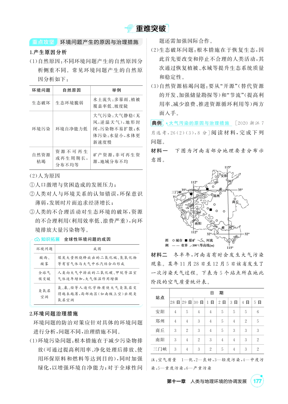 2027新高考地理复习53A版3_第十一章  人类与地理环境的协调发展.pdf_第2页
