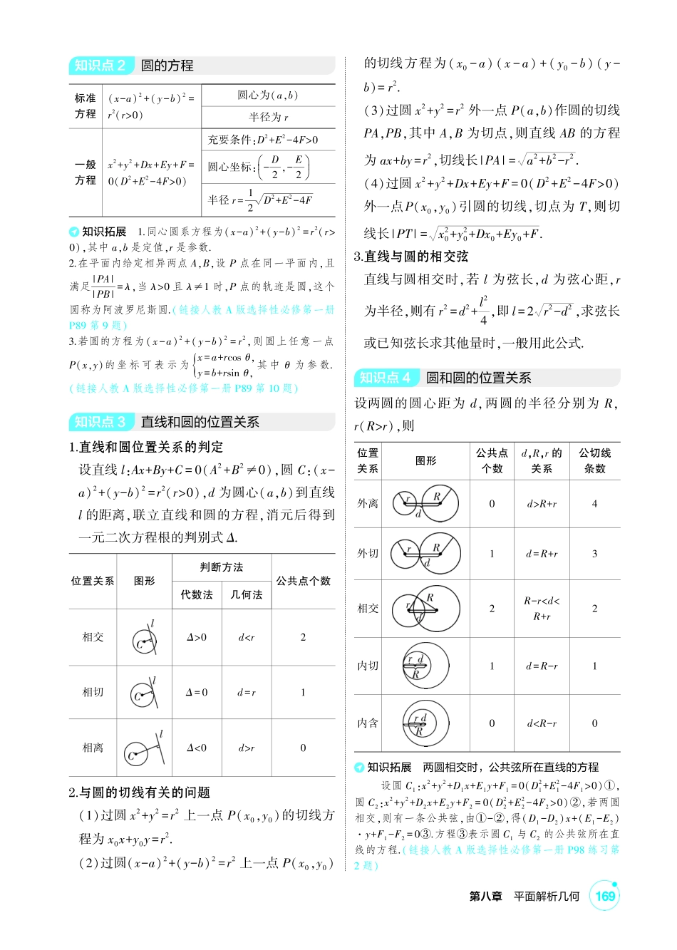 2027新高考数学复习53A版1_8.1 直线和圆.pdf_第3页