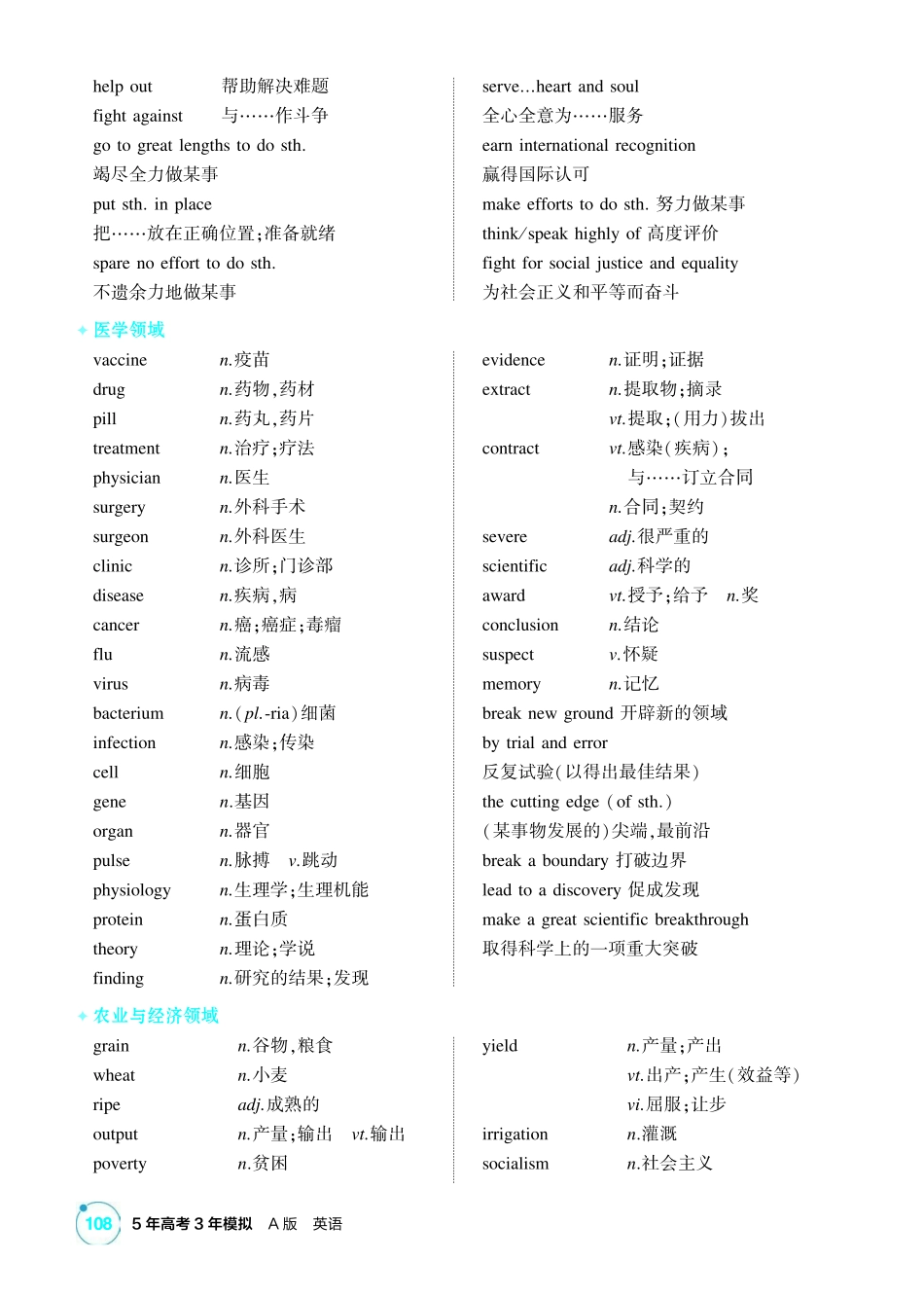 2027新高考英语复习53A版1_主题十 社会贡献.pdf_第2页