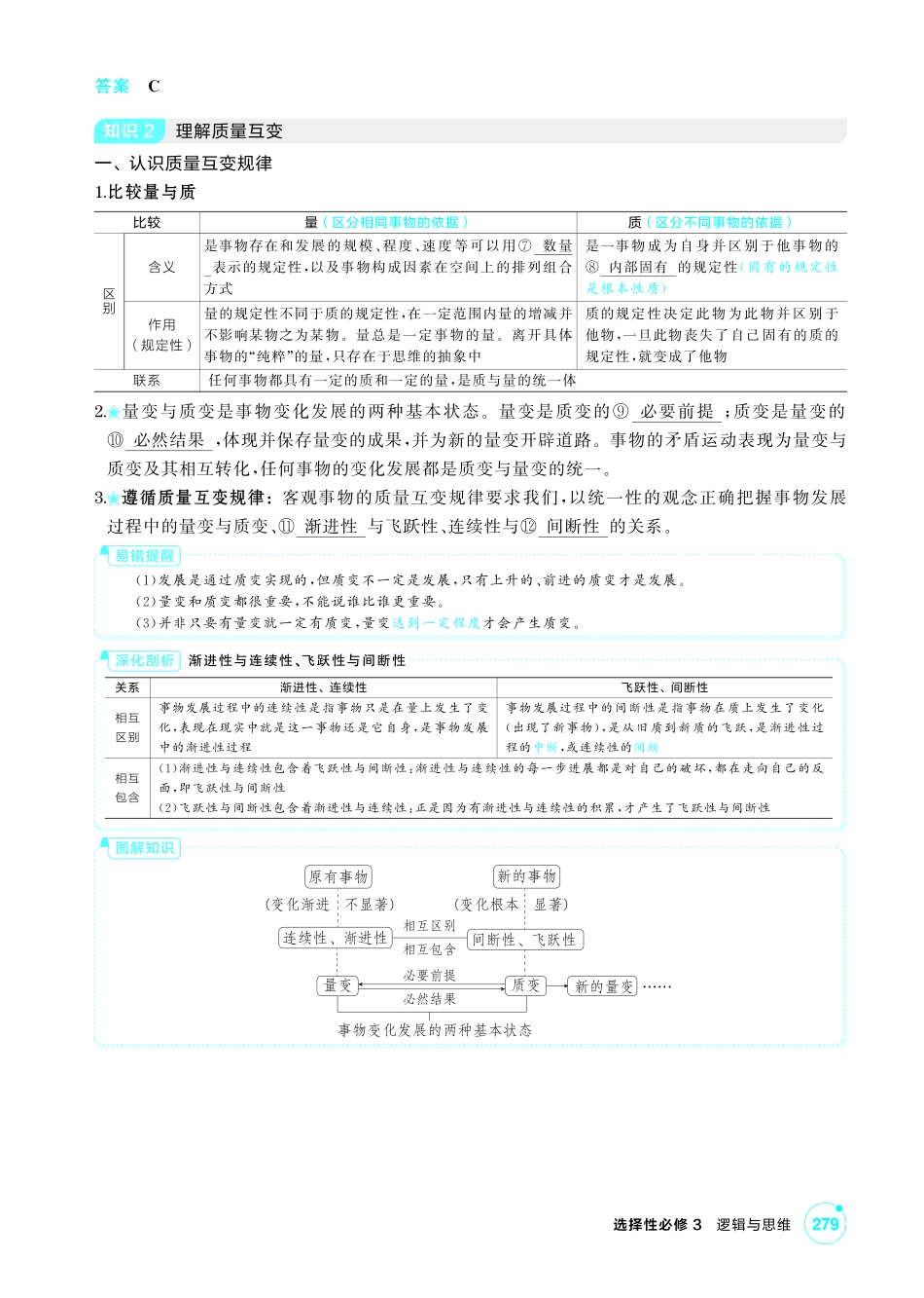 2027新高考政治复习53A版2_49-精讲册-第八、九课 辩证分合与质量互变.pdf_第3页