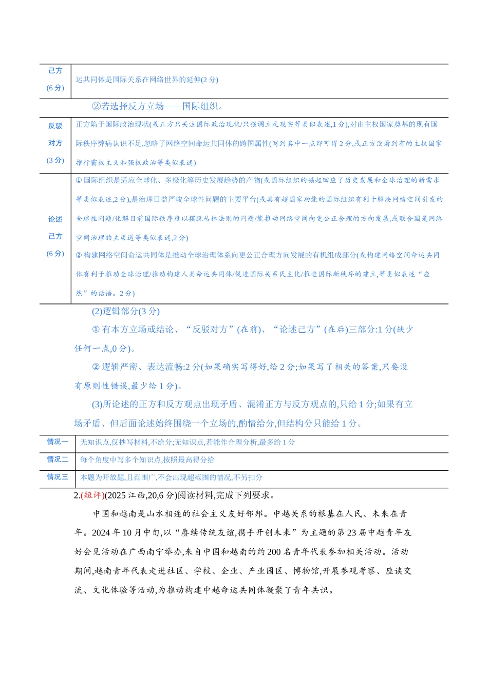 2027新高考政治复习53A版3_精练册-题型针对练6.docx_第2页