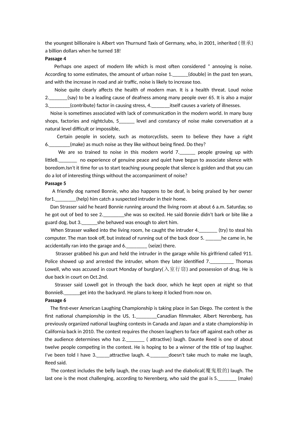 高中英语语法专练 综合语法填空168篇.docx_第2页