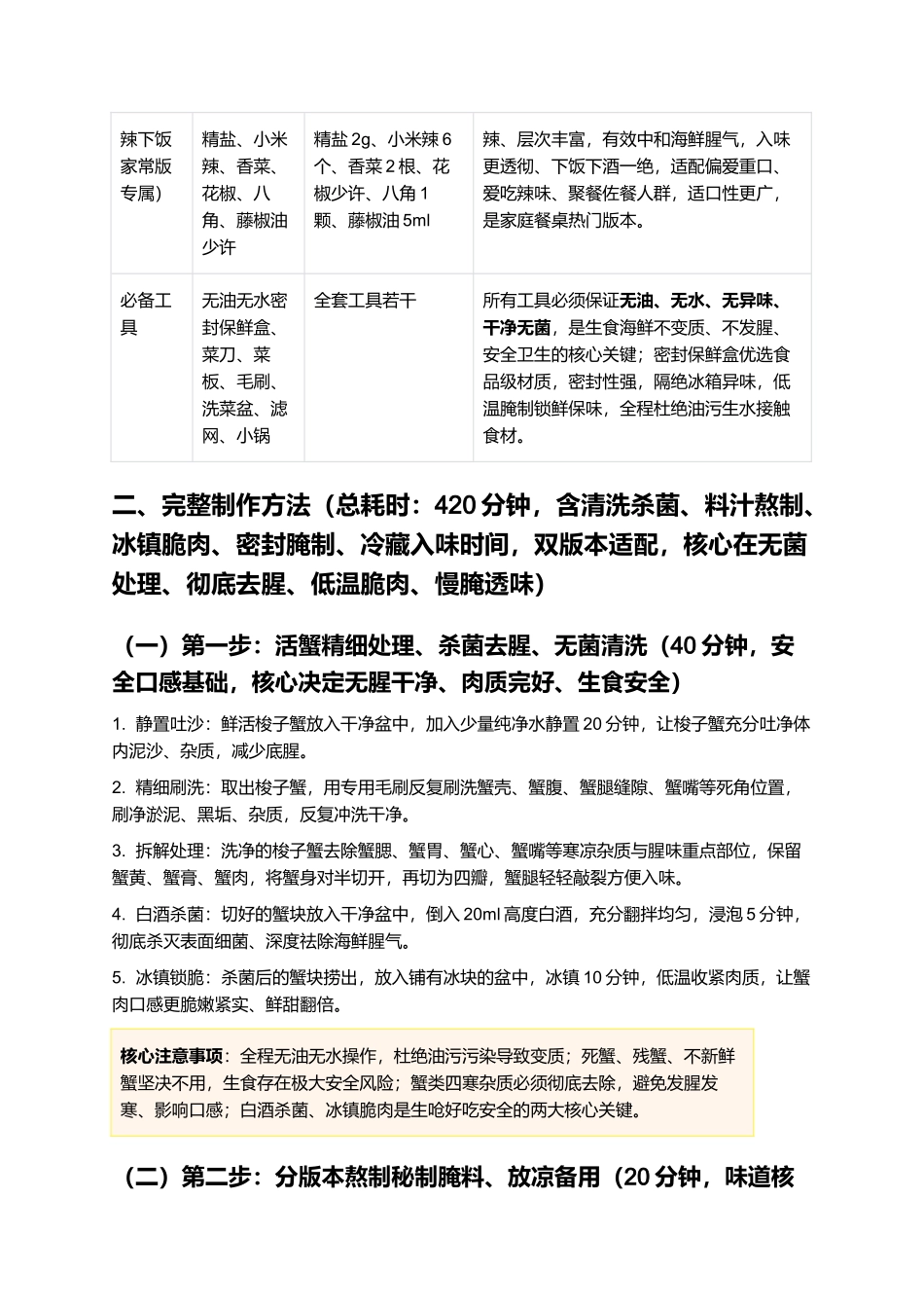 生呛梭子蟹:正宗家常生呛梭子蟹零失败制作指南.docx_第2页