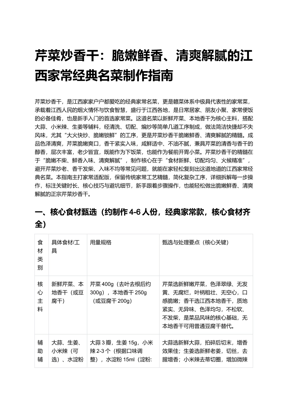 芹菜炒香干:脆嫩鲜香、清爽解腻的江西家常经典名菜制作指南.docx_第1页