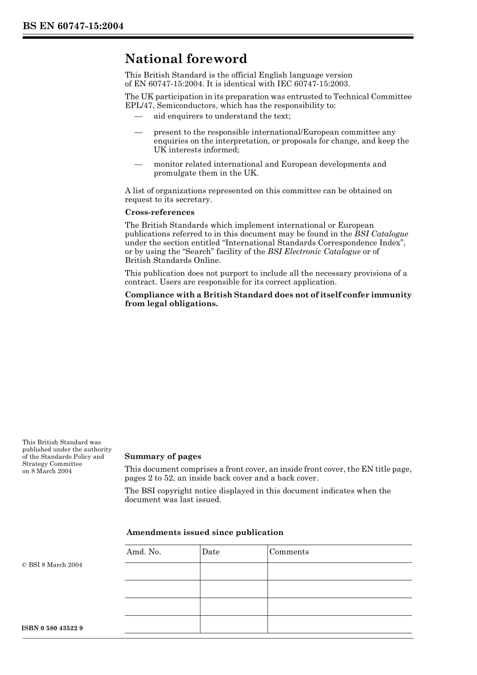 BS EN 60747-15-2004 半导体分立器件.孤立的电力半导体器件(英文版).pdf_第2页