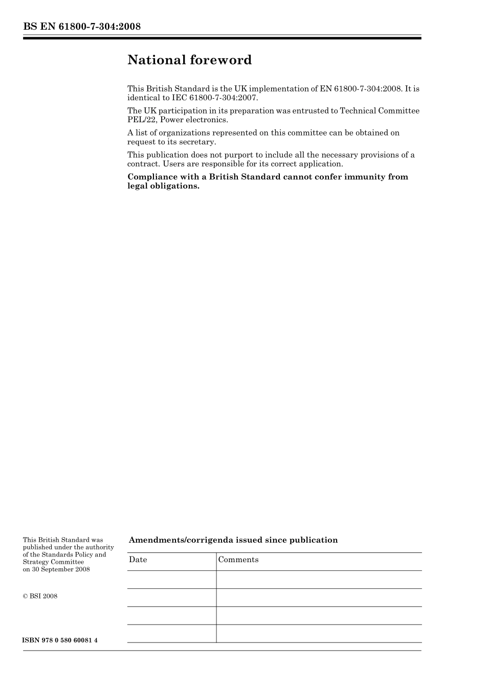 BS EN 61800-7-304-2008 可调速电驱动系统.电力传动系统用剖面图的使用和通用接口.4型剖面图映射到网络技术(英文版).pdf_第2页