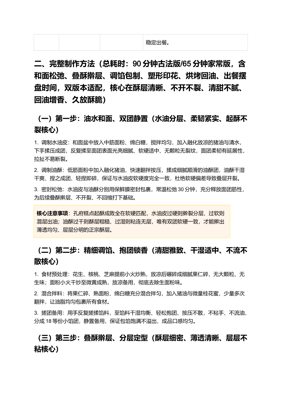 孔府糕点:非遗传统孔府糕点零失败精细制作指南.docx_第3页