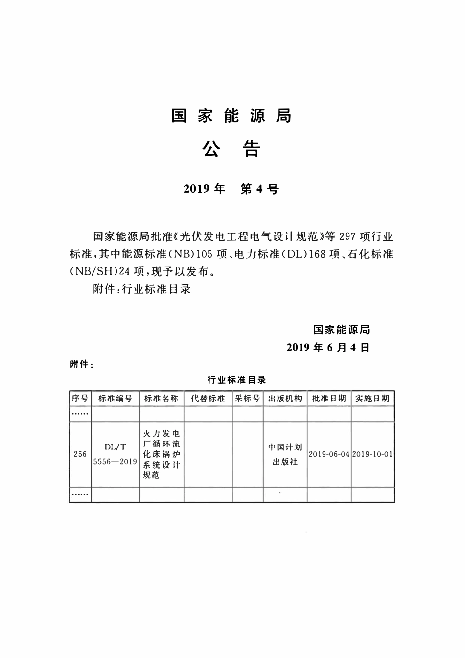 DLT 5556-2019 火力发电厂循环流化床锅炉系统设计规范.pdf_第2页