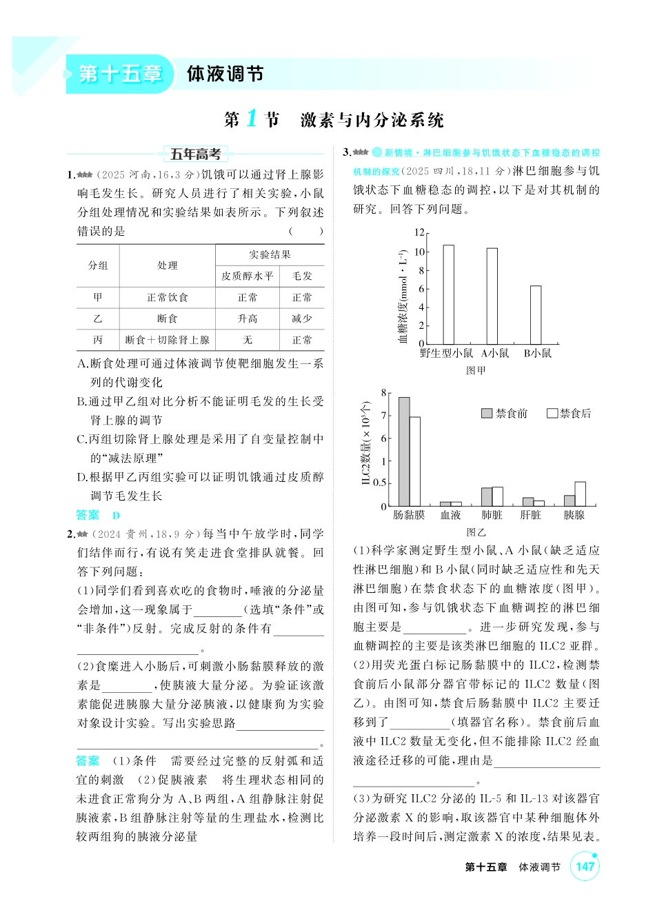 0_第十五章体液调节精练.pdf_第1页