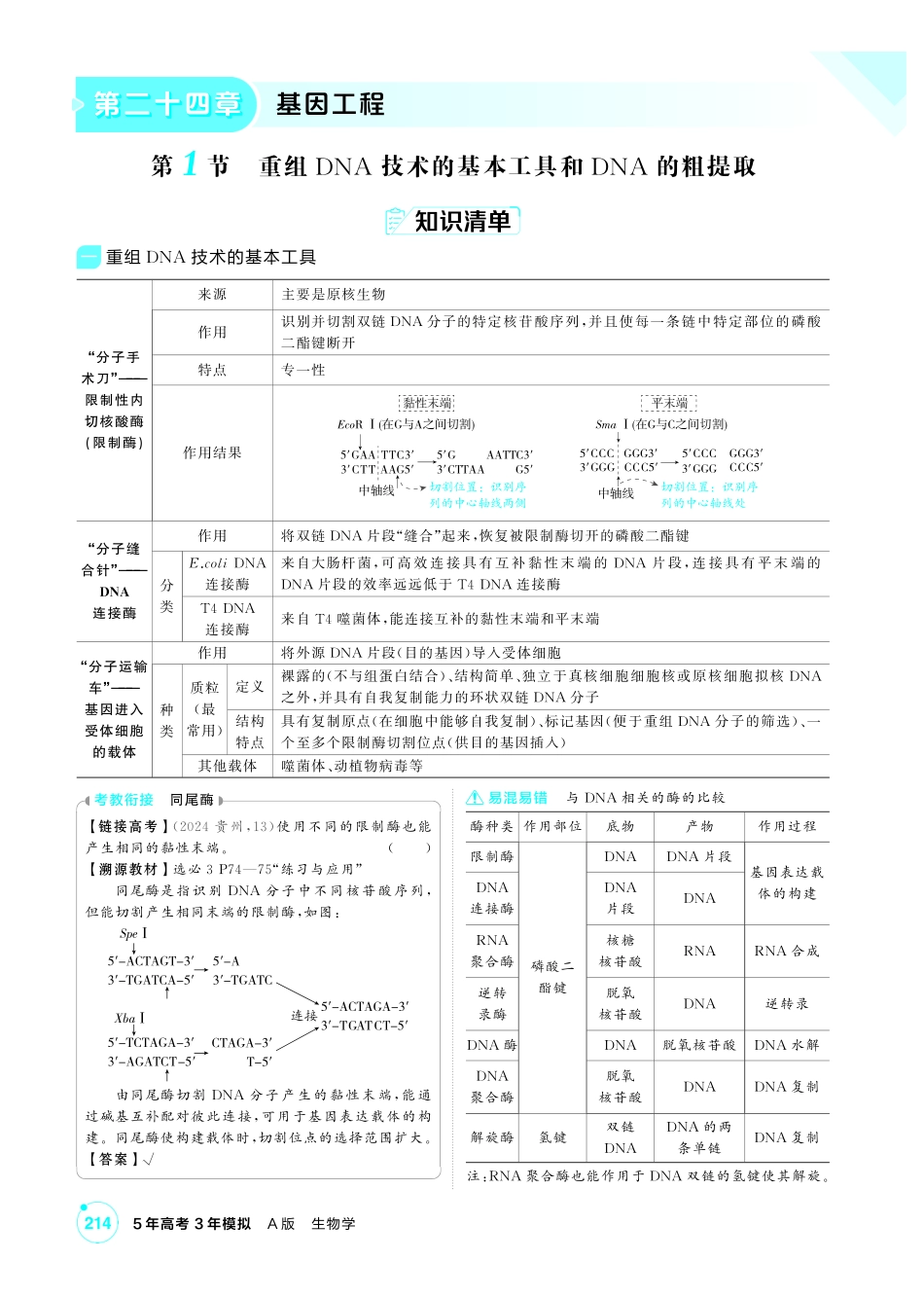 1_第二十四章基因工程精讲.pdf_第1页