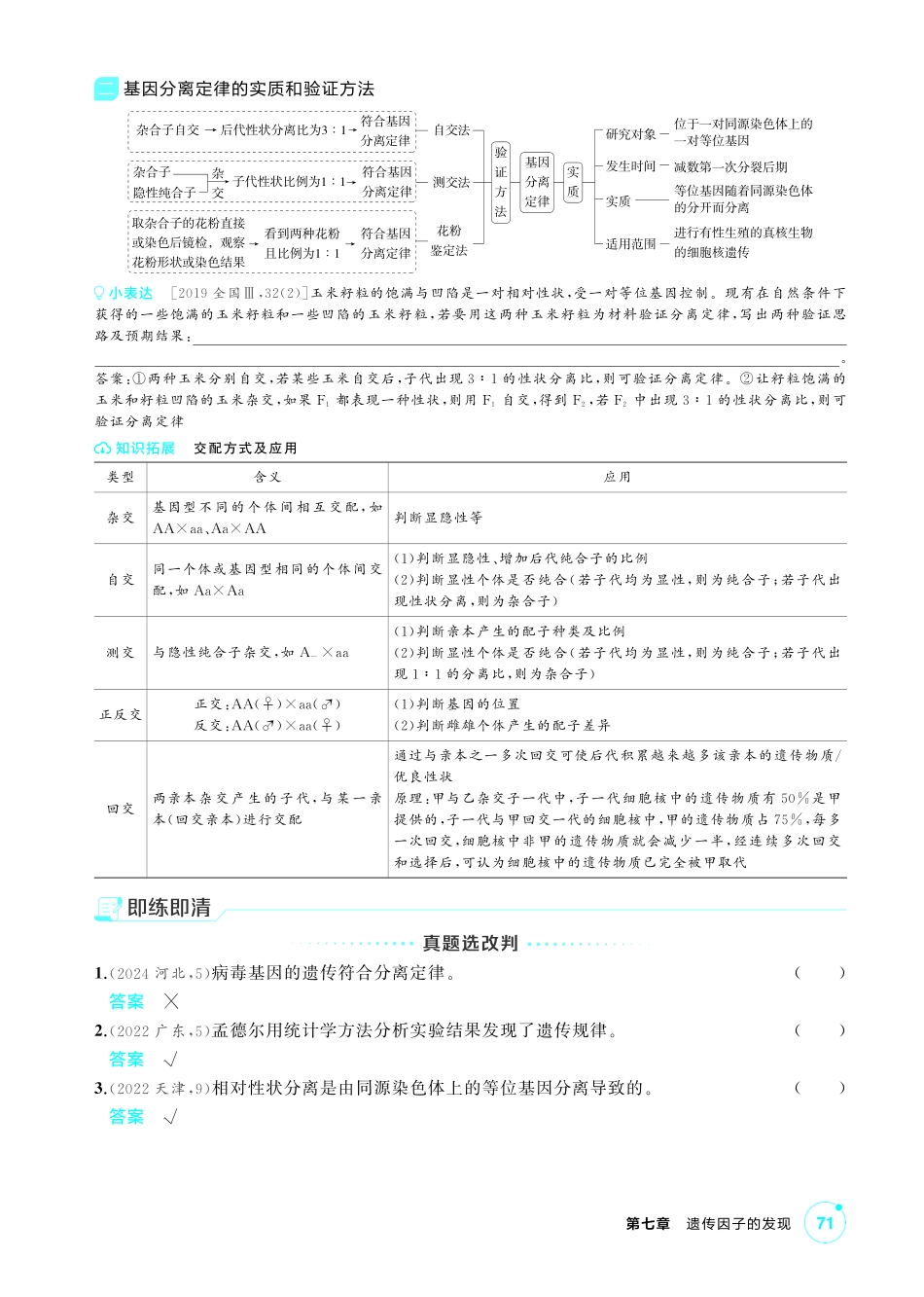 1_第七章遗传因子的发现精讲.pdf_第2页