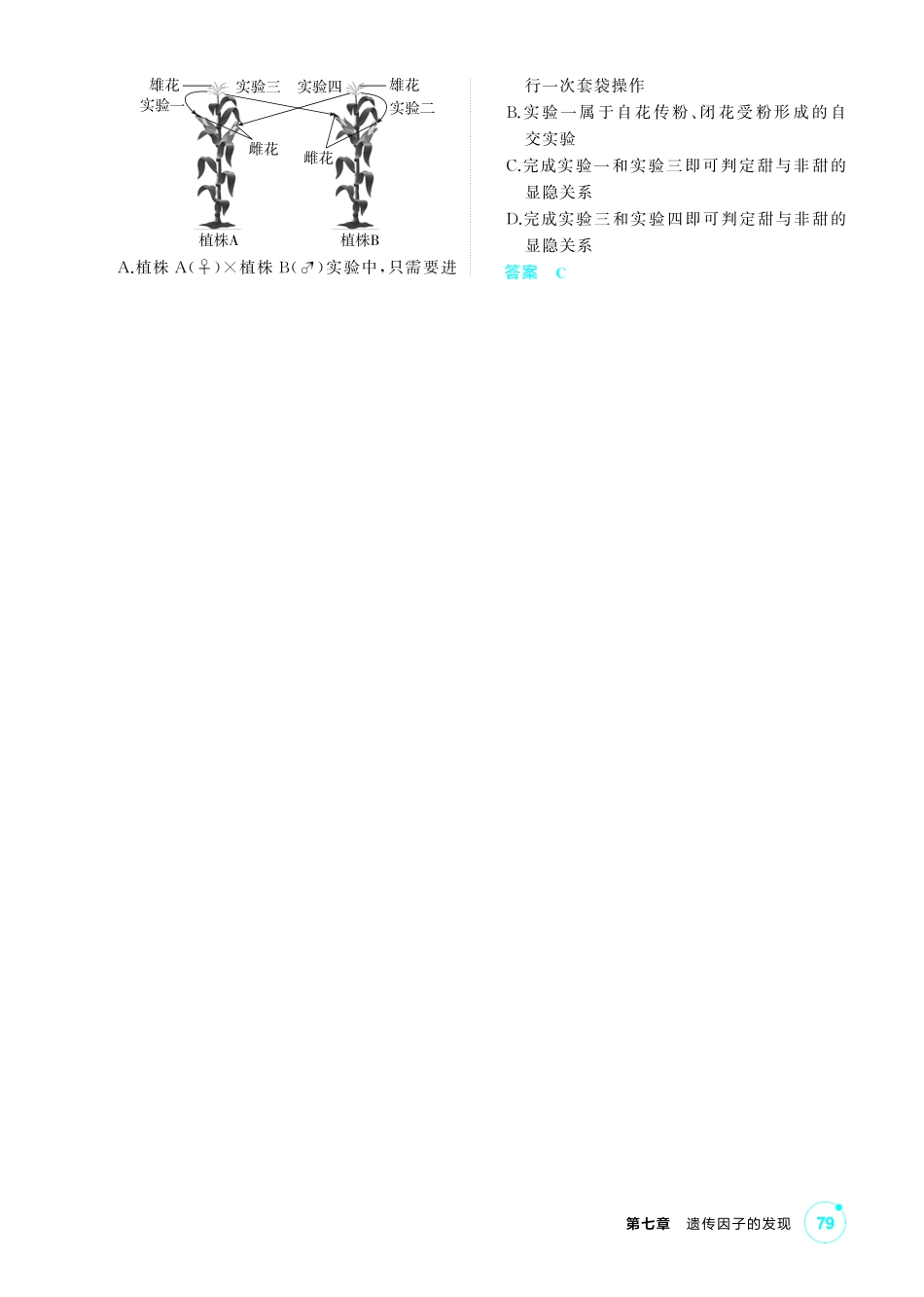 2_第七章遗传因子的发现精练.pdf_第3页