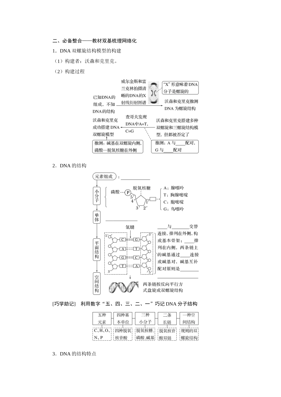 第2讲DNA的结构、复制及基因的本质.docx_第2页