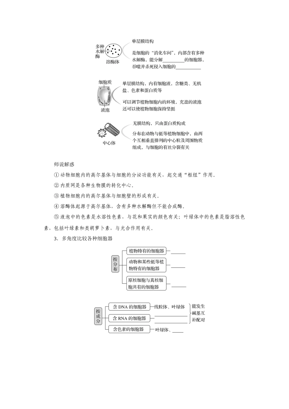 第2讲细胞器之间的分工合作.docx_第3页