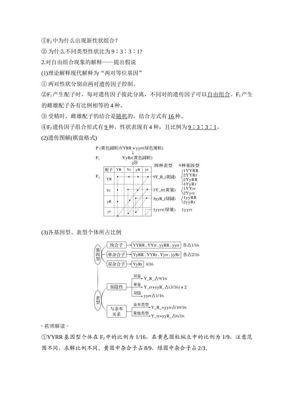 第21讲自由组合定律.docx_第2页