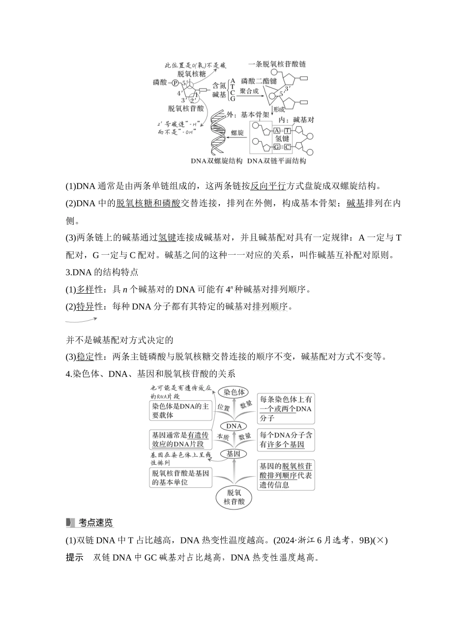 第26讲DNA的结构、复制及基因的本质.docx_第2页