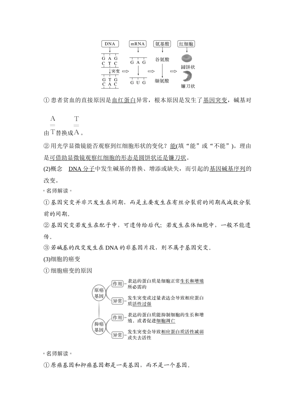 第29讲基因突变和基因重组.docx_第3页