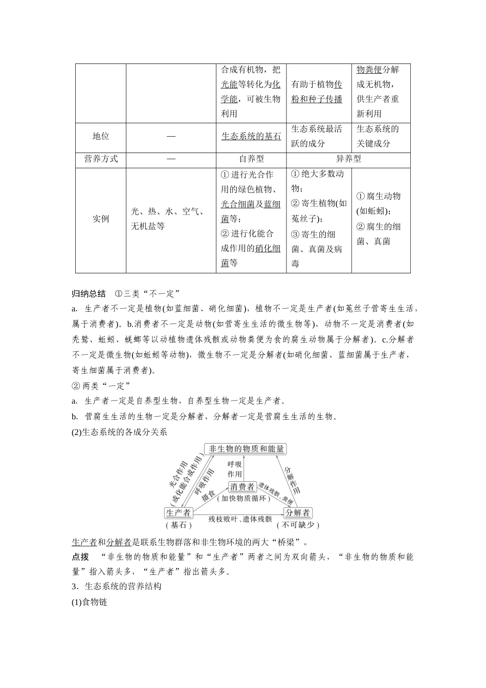第九单元第46课时生态系统的结构和能量流动.docx_第2页