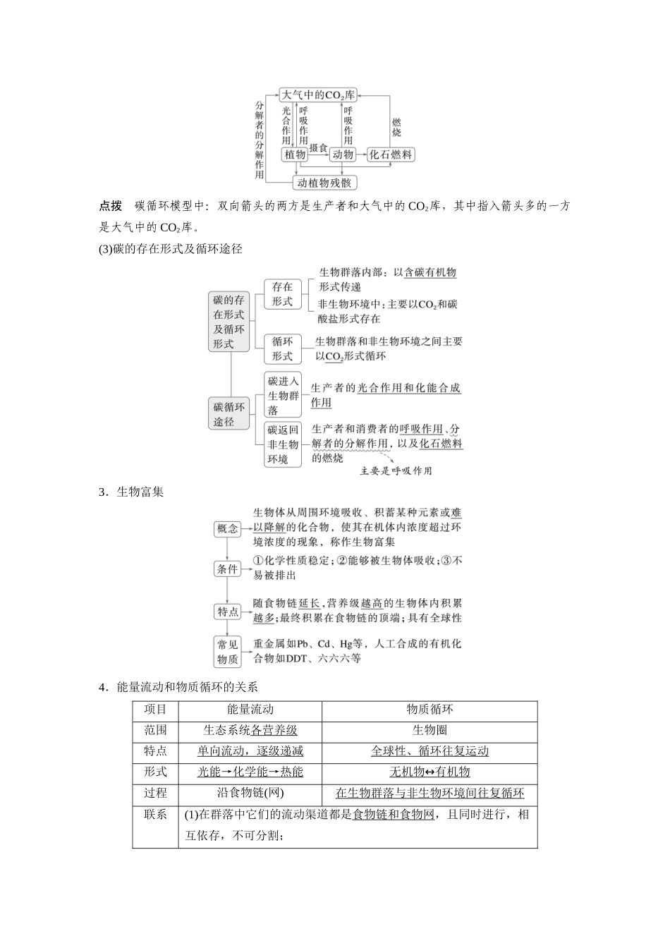 第九单元第47课时生态系统的物质循环、信息传递及稳定性.docx_第2页