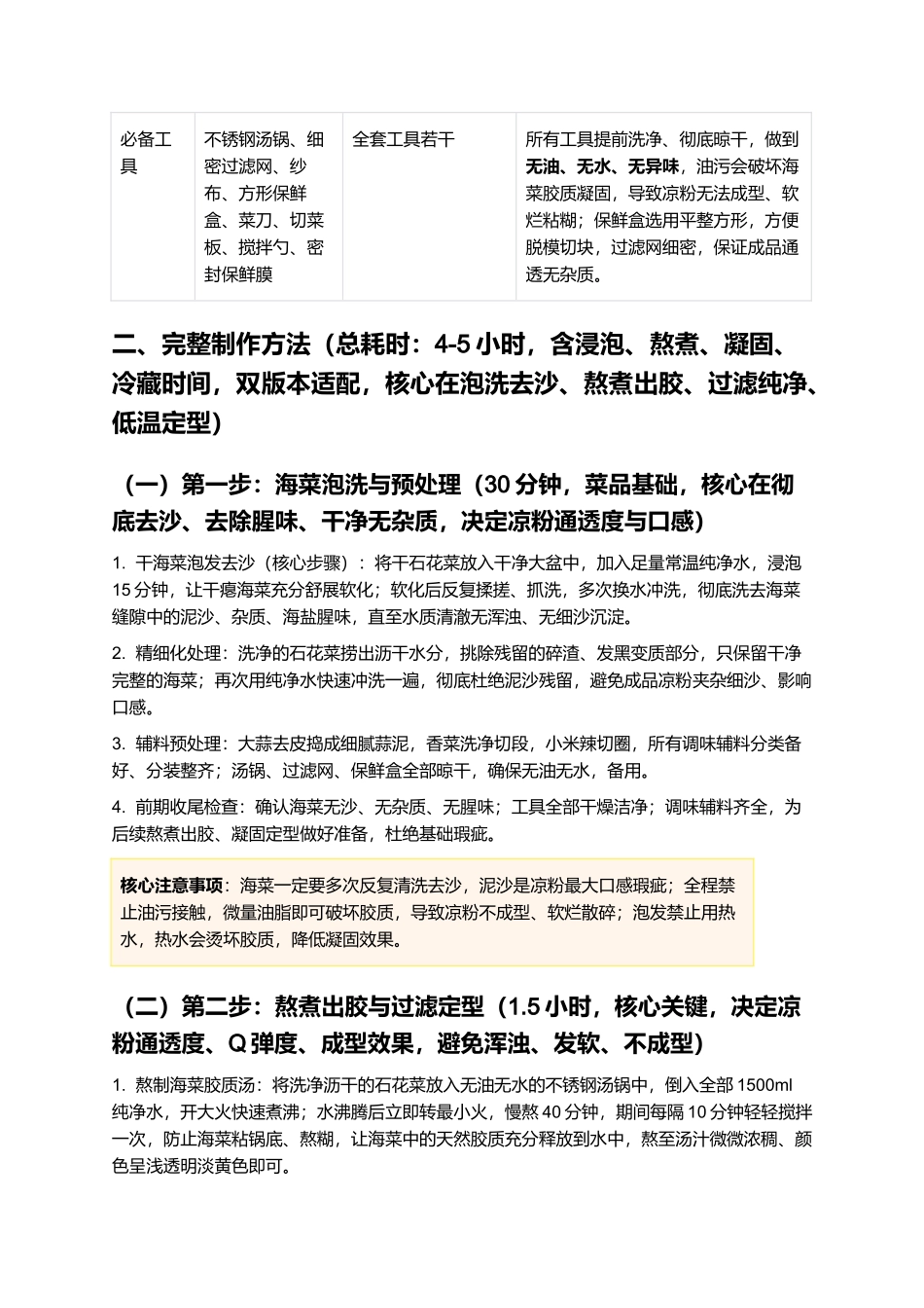 海菜凉粉:爽滑Q弹、鲜凉解腻,正宗家常海菜凉粉制作指南.docx_第2页