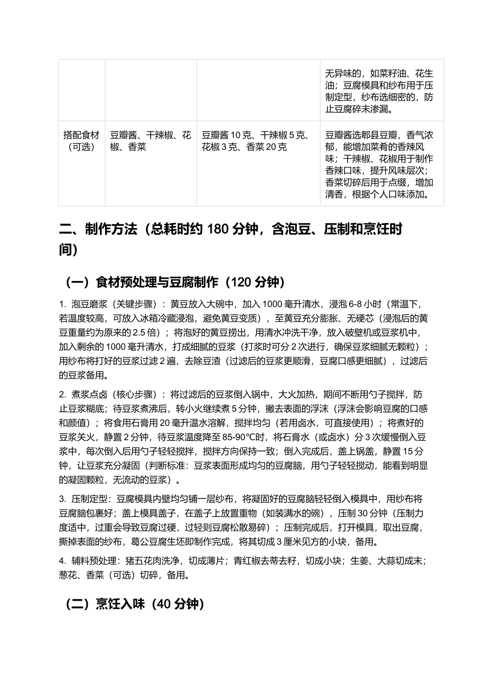 葛公豆腐：滑嫩鲜香的徽派传统美食制作指南.docx_第2页