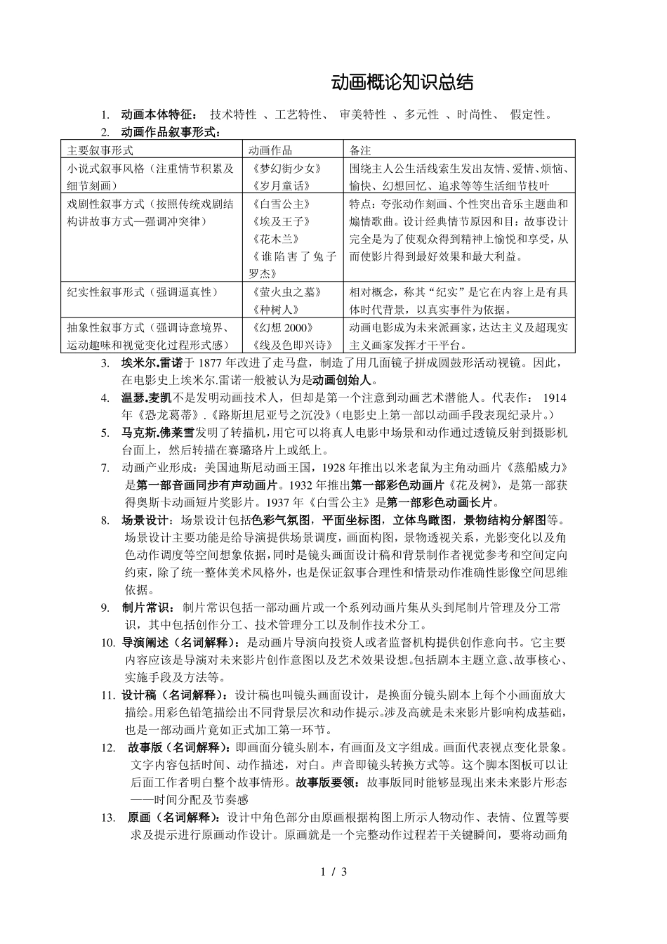 动画概论知识点总结(1).pdf_第1页