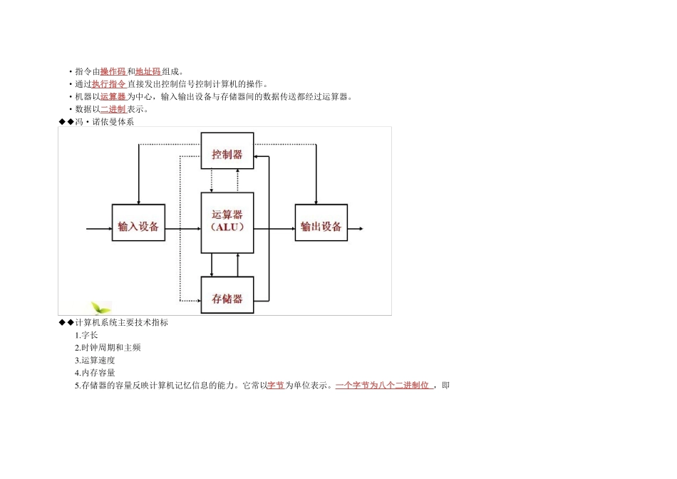 计算机导论知识点总结(全网最全).pdf_第2页