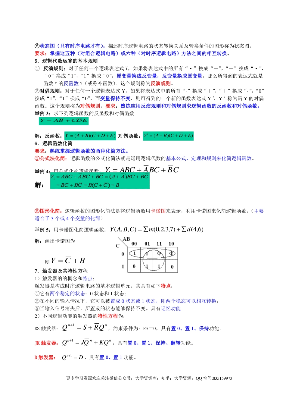 《数字电子技术》经典复习资料.pdf_第2页