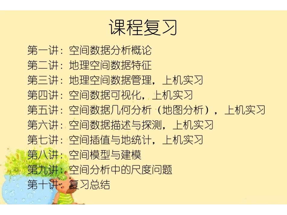 《空间数据分析》总结复习.pdf_第2页