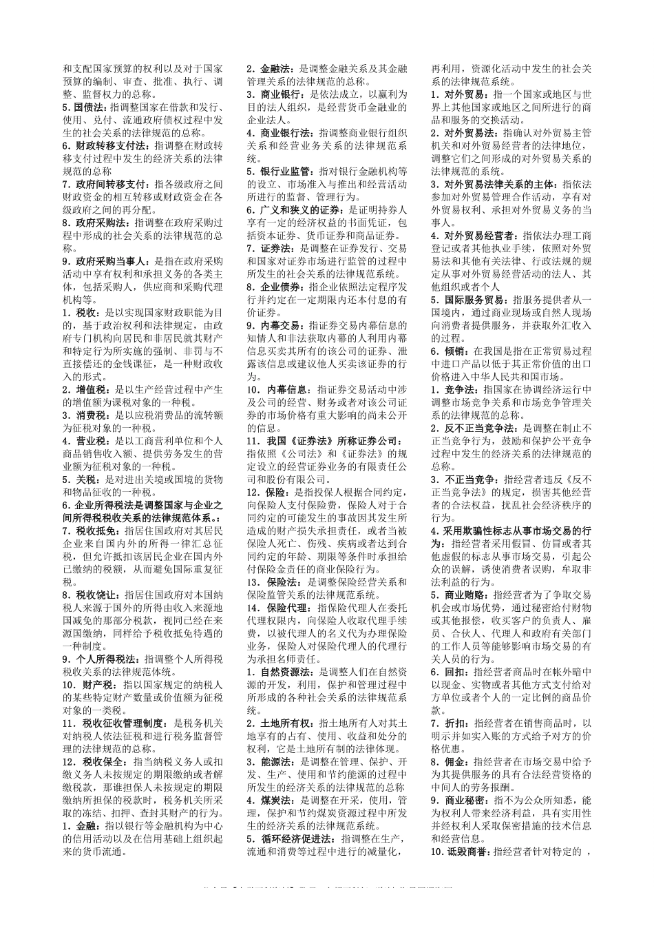 《经济法学》名词解释.pdf_第3页