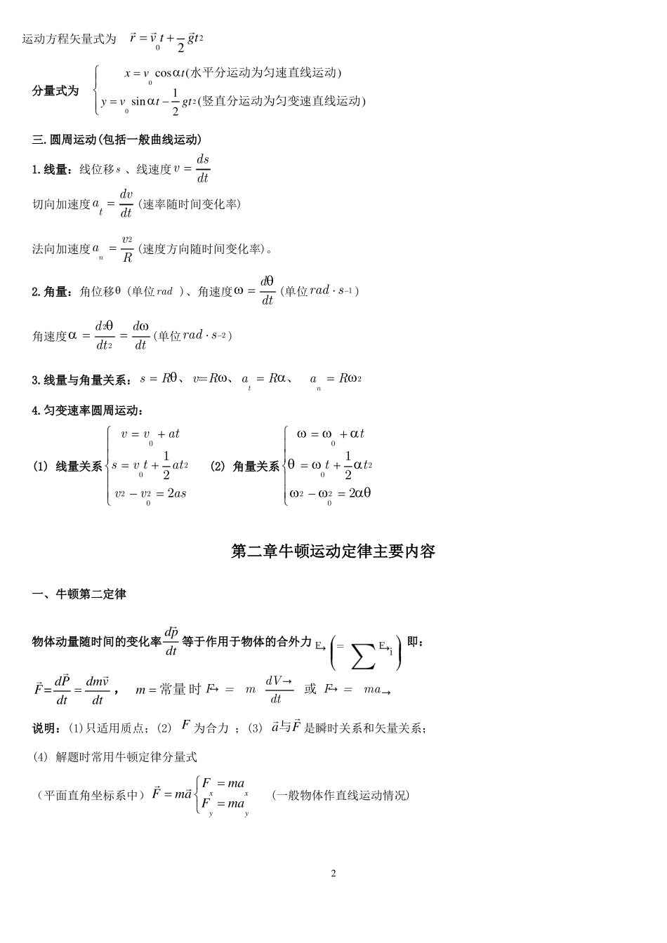 大学物理知识点(1).pdf_第2页
