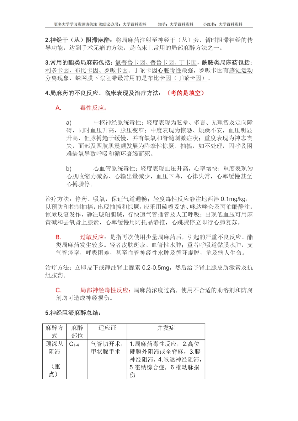(完整word版)麻醉学知识点.pdf_第3页