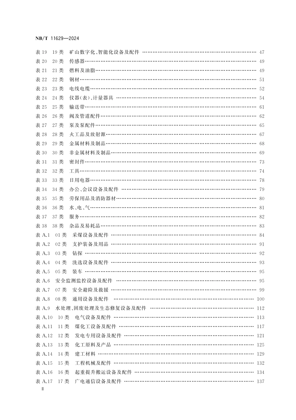 NBT 11629-2024 煤炭行业物资分类与编码规范.pdf_第3页