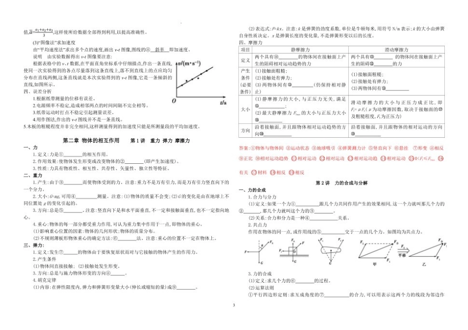 2025年高中物理学业水平考试知识点归纳总结(复习必背).pdf_第3页