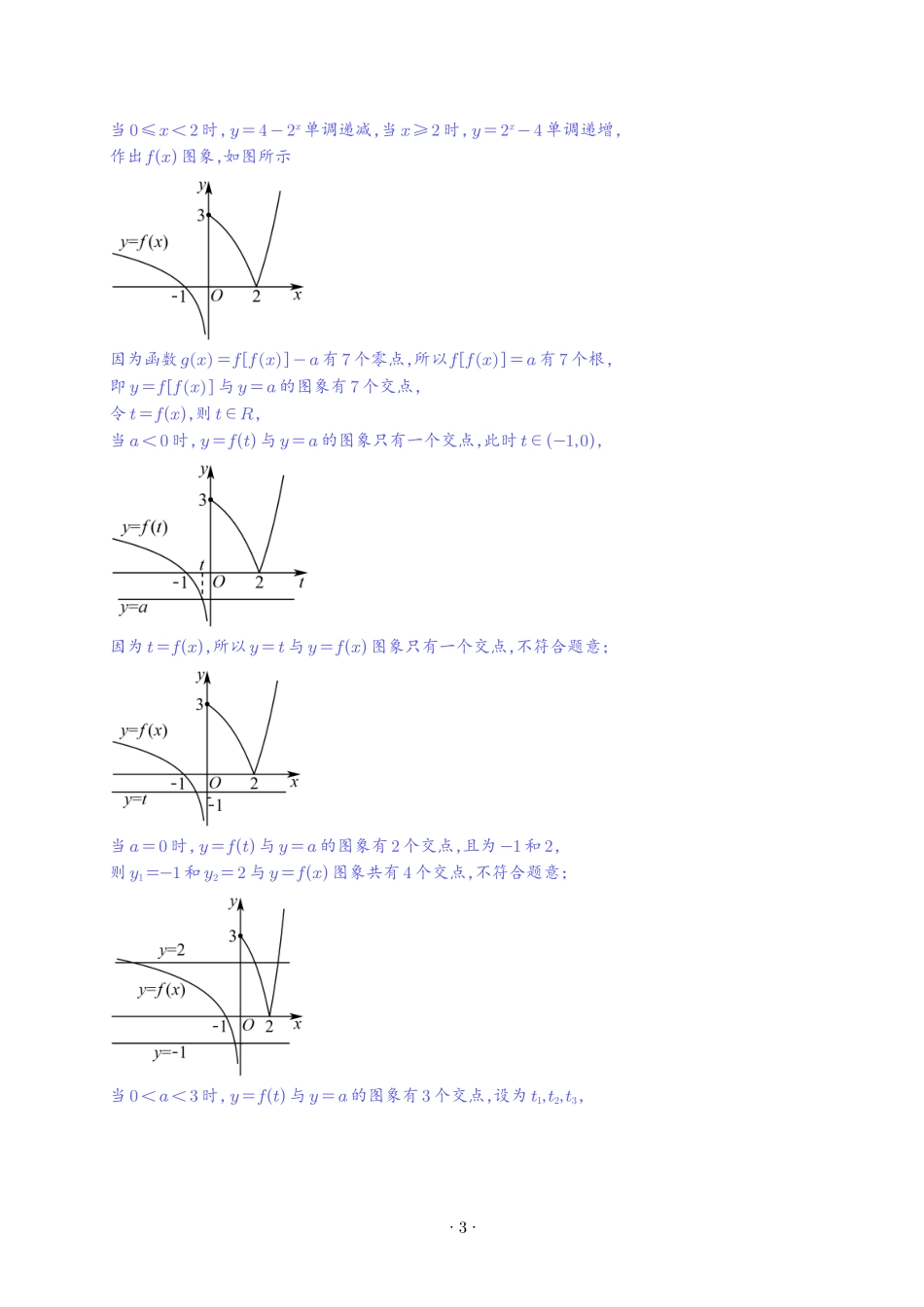 解题大招轻松破解嵌套函数的零点问题(含不动点与稳定点)(解析版).pdf_第3页