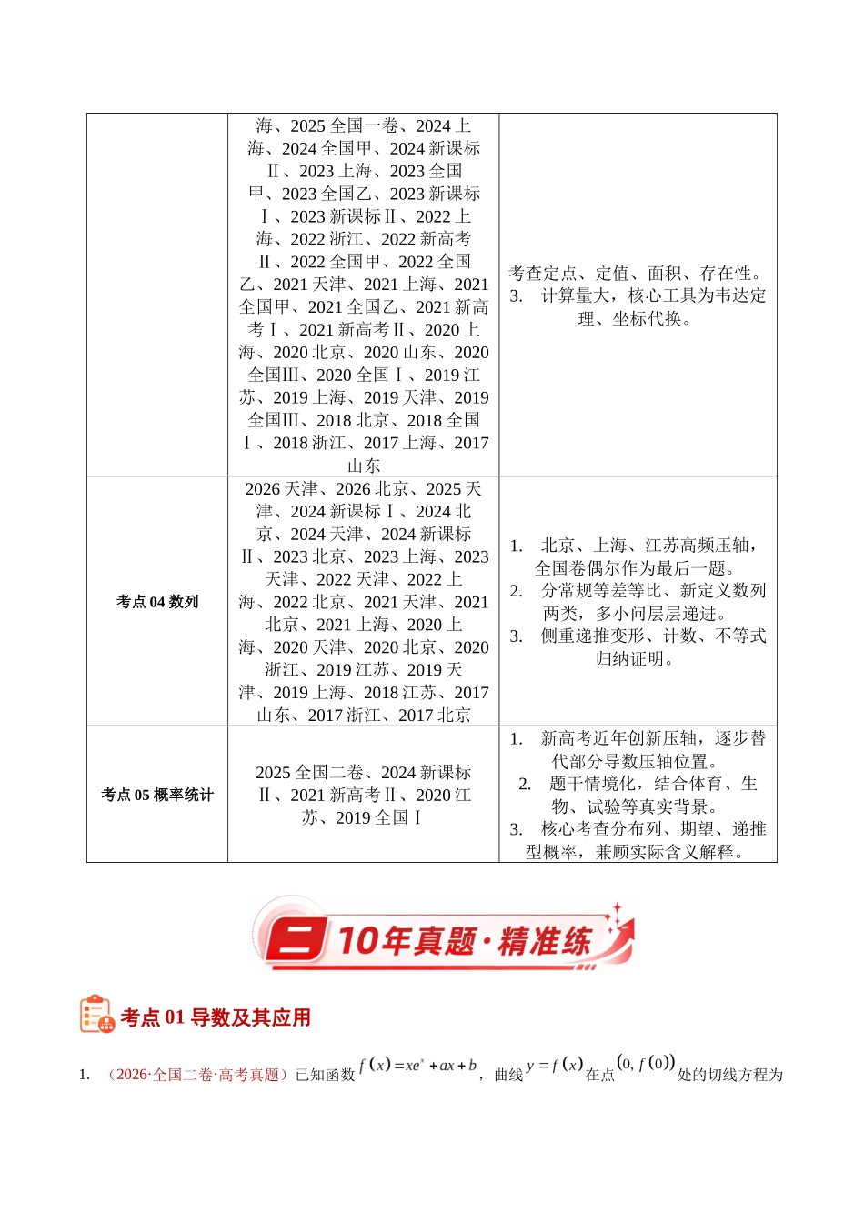 专题34解答题压轴题综合(10年汇编)(五大考点179题)(原卷版).docx_第2页