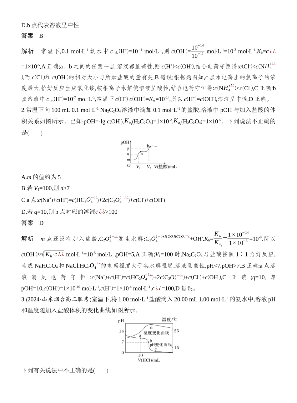 第6讲溶液中粒子浓度的变化曲线.docx_第3页