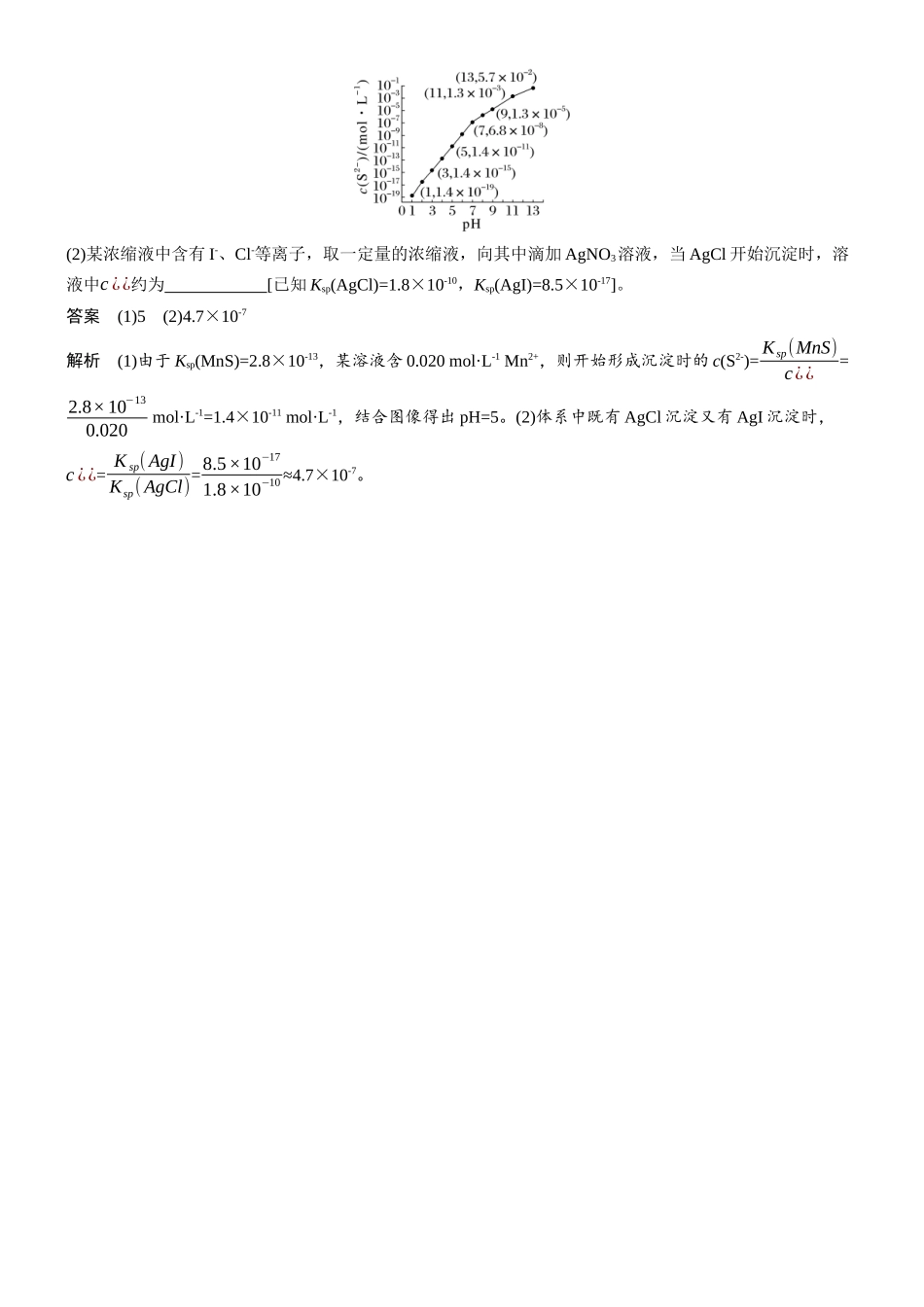 第十二章微题型112Kw、Ka(Kb)、Kh、Ksp计算.docx_第3页