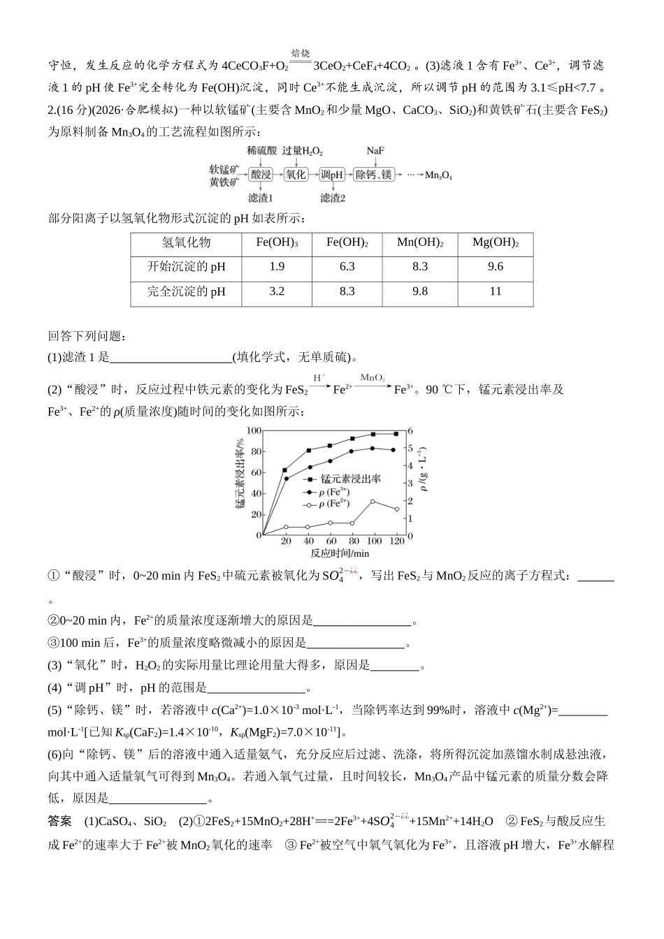 第十二章微题型116化学工艺流程综合大题(一).docx_第2页