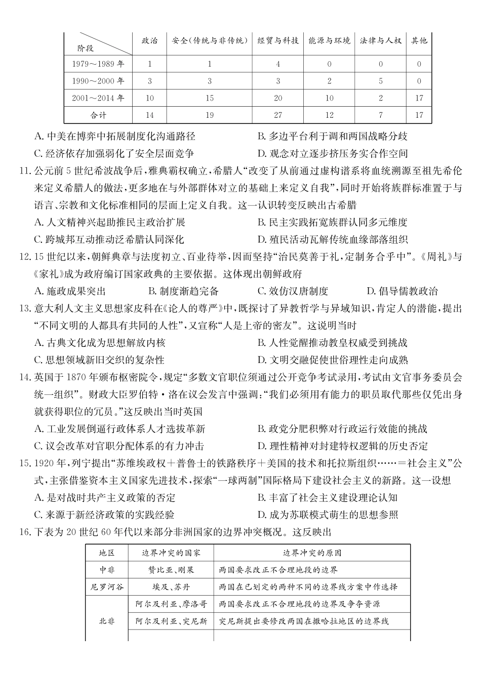 历史四川九师联盟2027届高三年级9月开学联考(9.3-9.4).pdf_第3页